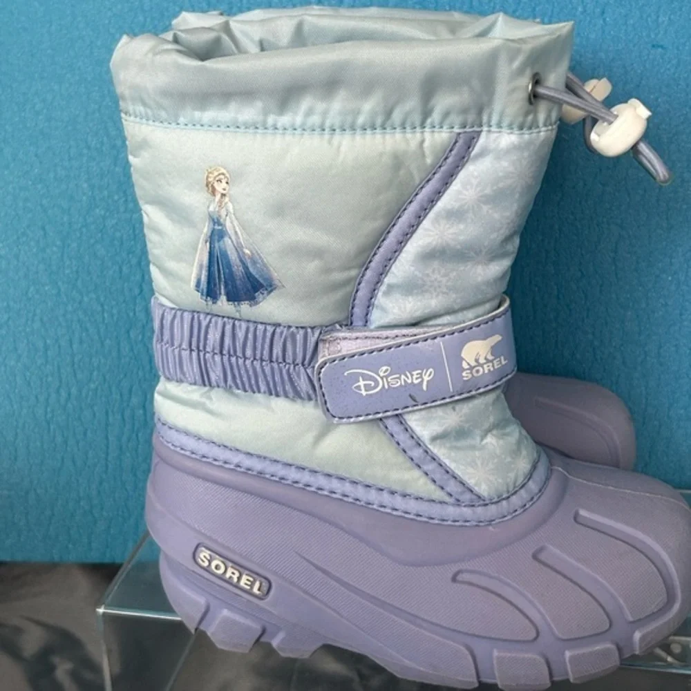 SOREL Disney SlFrozen Elsa Lined Snow Winter Girl's Boots